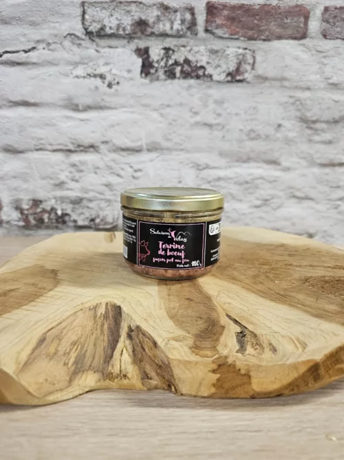 Terrine boeuf porc façon pot au feu 180 gr : saveurs rustiques et traditionnelles