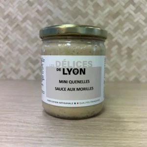 Mini quenelles morilles 380gr en sauce onctueuse aux morilles
