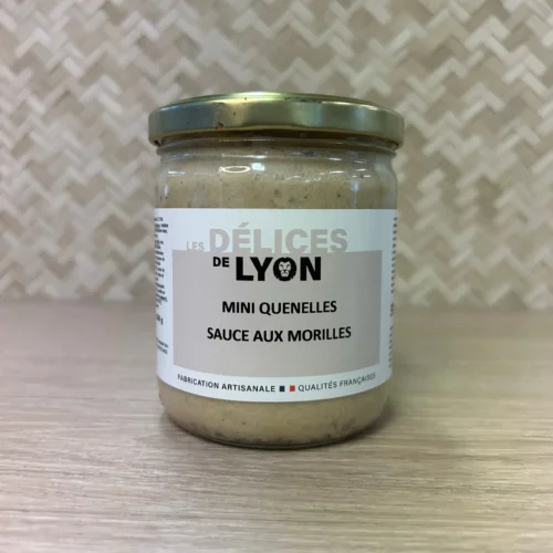Mini quenelles morilles 380gr en sauce onctueuse aux morilles