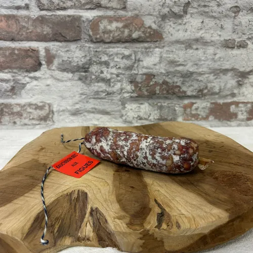 Saucisson aux Figues tranches et figues séchées