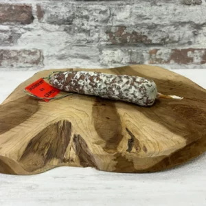 Saucisson aux cèpes entier avec morceaux de champignons apparents