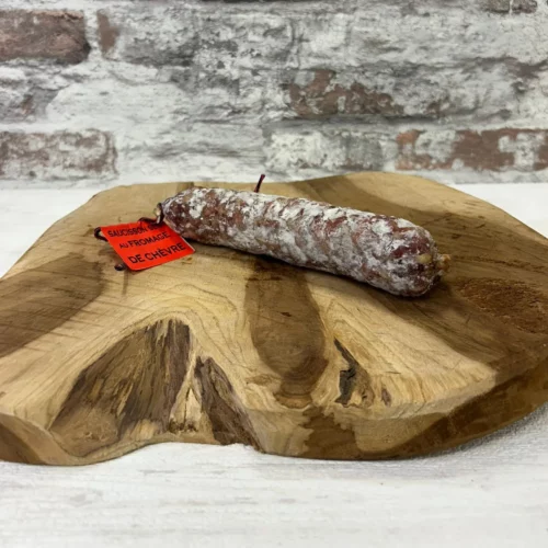 Saucisson au Chèvre 150 g avec fromage doux et boyau naturel