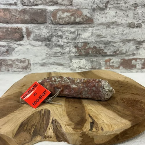 Saucisson au Roquefort 150 g au boyau naturel