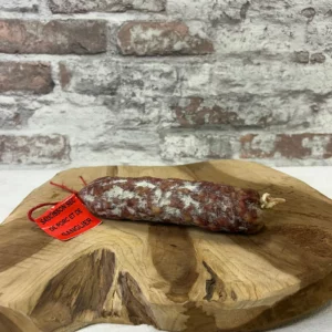 Saucisson au sanglier 150 g en boyau naturel, goût gibier