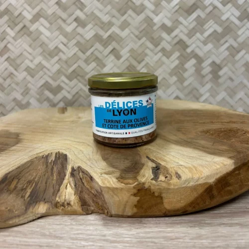 Terrine olives provence 90gr artisanale aux olives et herbes du Sud