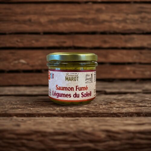 Tartinable saumon fumé aux légumes du soleil à déguster sur toast.